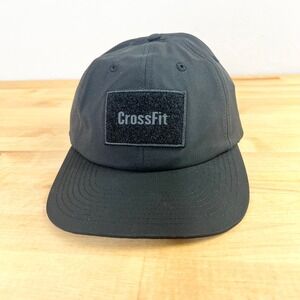 CrossFit Hat Tactical Patch Performance Hat Unisex Size O/S Black Hook Loop New